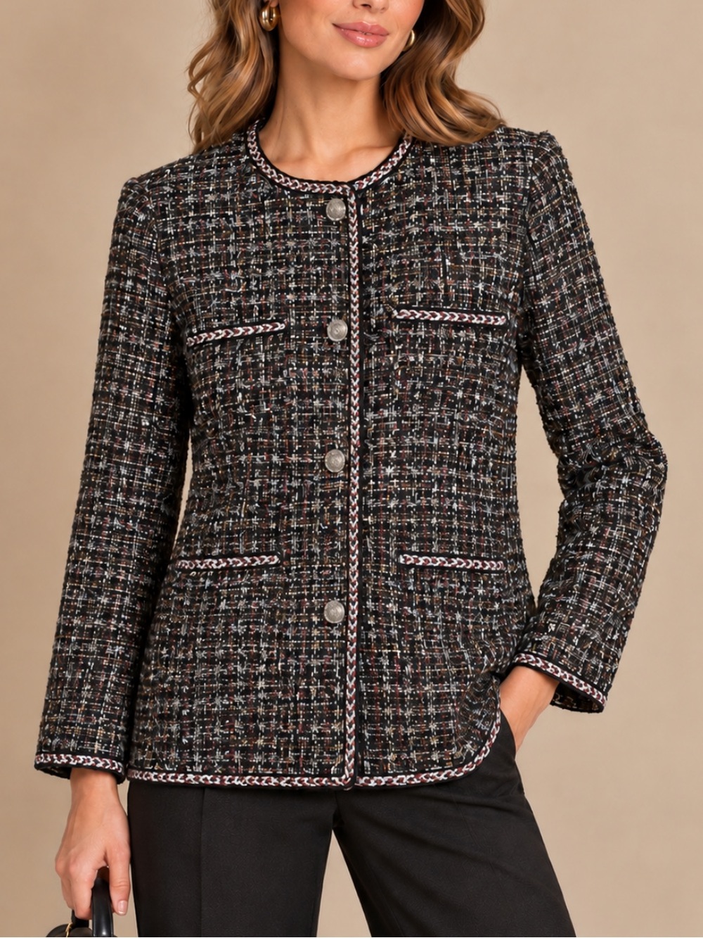 Urban Revivo Tweed Jacket